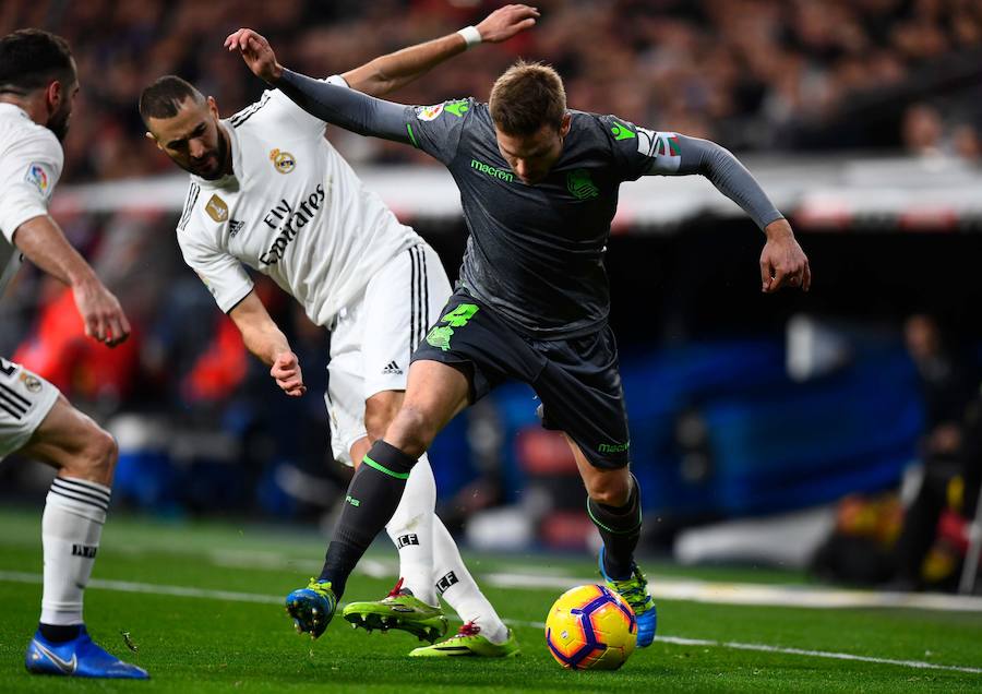 Gran ambiente en el Santiago Bernabéu donde se enfrenta la Real Sociedad de Imanol Alguacil al Madrid de Solari.