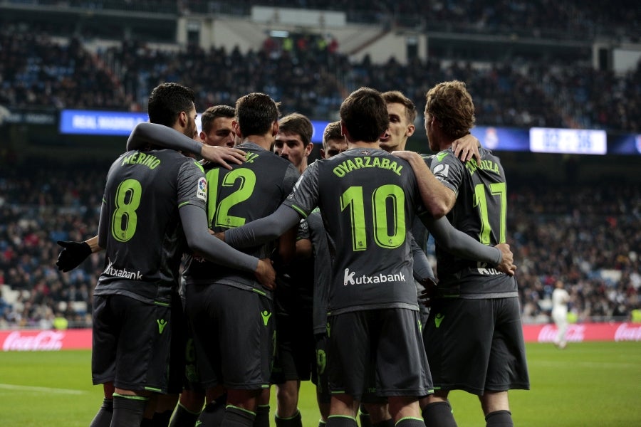 Gran ambiente en el Santiago Bernabéu donde se ha enfrentado la Real Sociedad de Imanol Alguacil al Madrid de Solari y ha vencido (0-2).