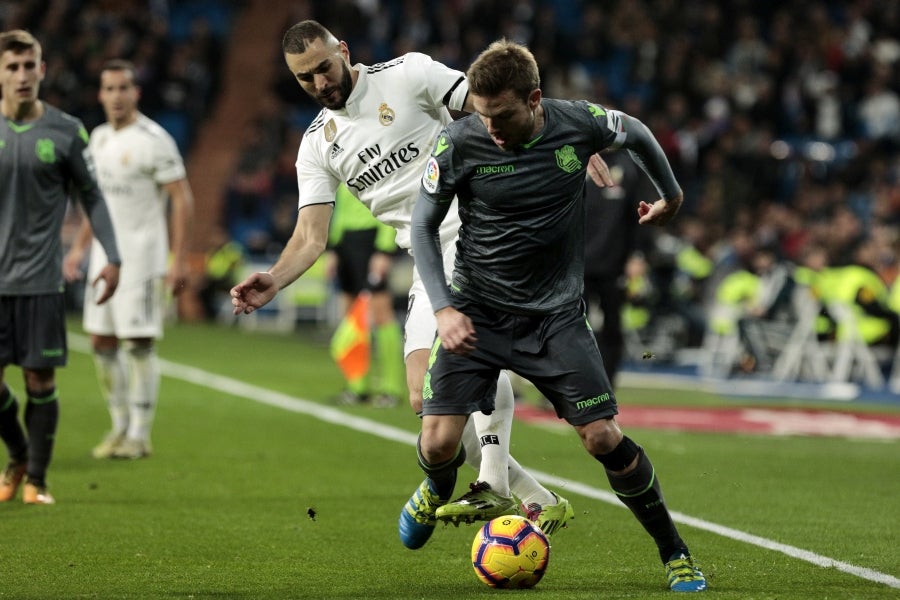 Gran ambiente en el Santiago Bernabéu donde se ha enfrentado la Real Sociedad de Imanol Alguacil al Madrid de Solari y ha vencido (0-2).