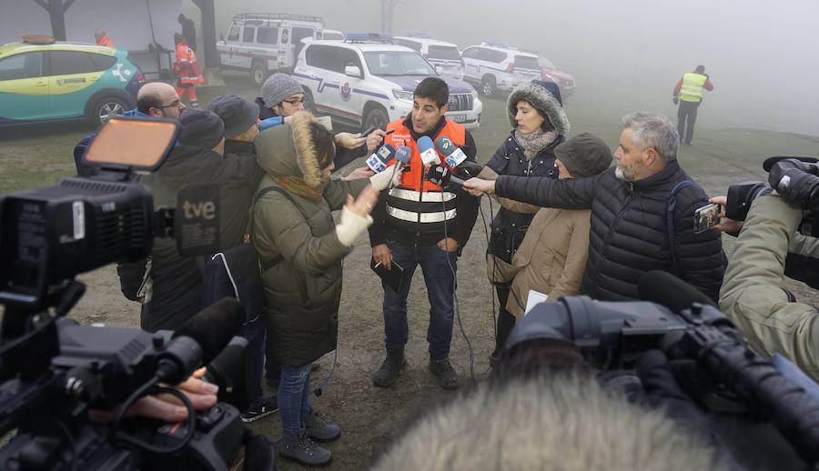 Una avioneta con dos personas a bordo se ha estrellado en la cima del monte Hernio