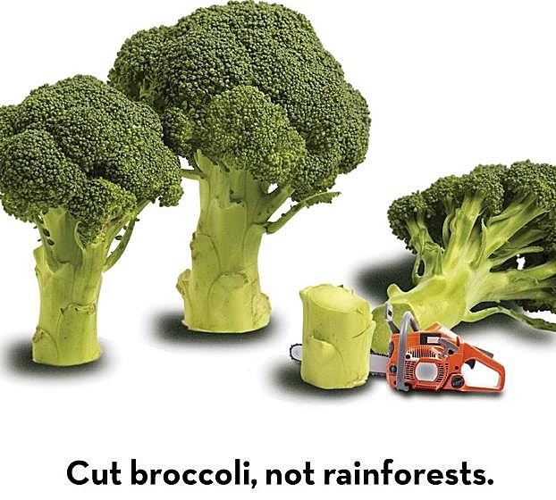 Imagen principal - 'Corta brócoli, no bosques', sugiere un cartel del 'Meatless monday'. En la parte inferior, un típico potaje de Cuaresma y una invitación a comer menos carne a los estadounidenses, durante la I Guerra Mundial.