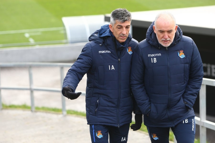 La Real Sociedad ha completado esta sábado la última sesión preparatoria antes de recibir al Huesca este domingo en Anoeta. 