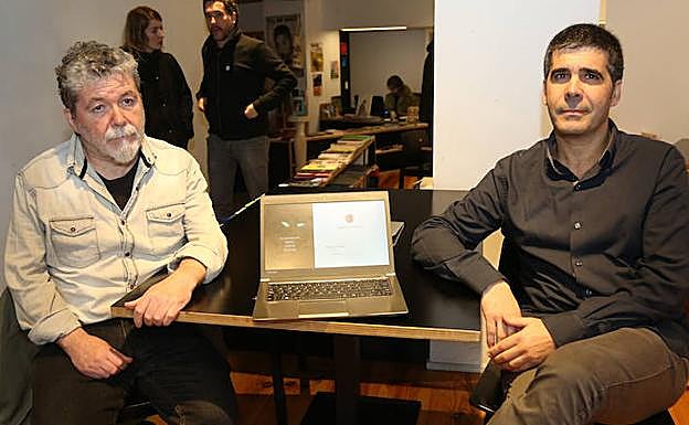 Koldo Izagirre eta Mikel Elorza.