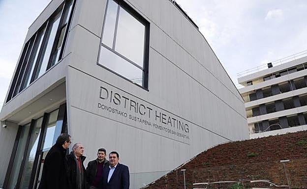 Edificio que albergará el 'District Heating' del nuevo barrio de Txomin. 