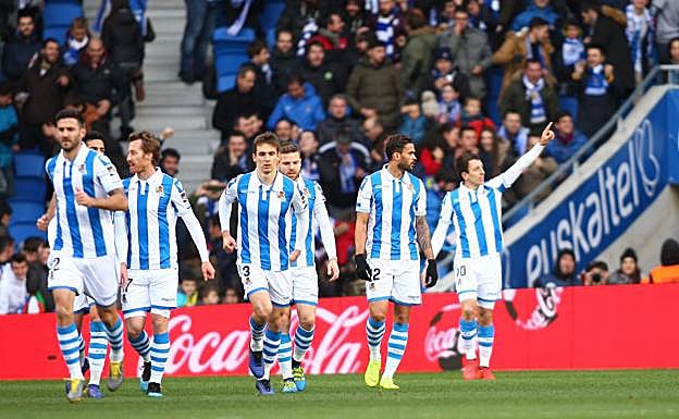 Partido del Athletic y la Real Sociedad en Liga. 