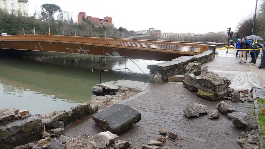 Se cumplen cinco años del 'Tsunami' que arrasó la costa guipuzcoana. Repasa las fotos de aquella jornada.