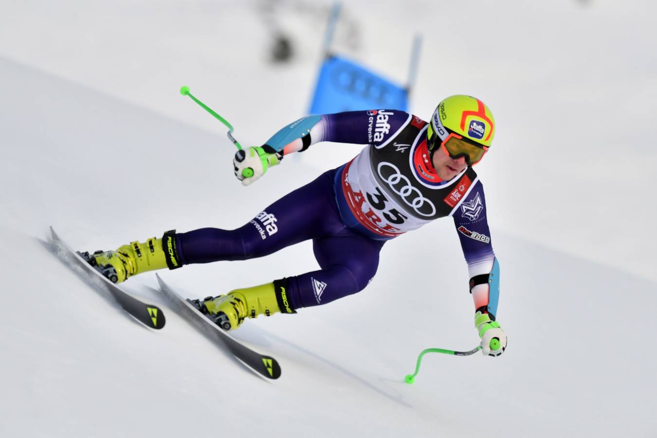 Are, en Suecia, está acogiendo el Campeonato del Mundo del Supergigante de esquí. 