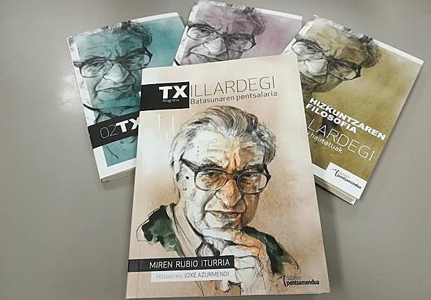 Asteazken honetan aurkeztu diren lau liburuen azalek Markos Ansorenaren erretratu bat dute oinarri.