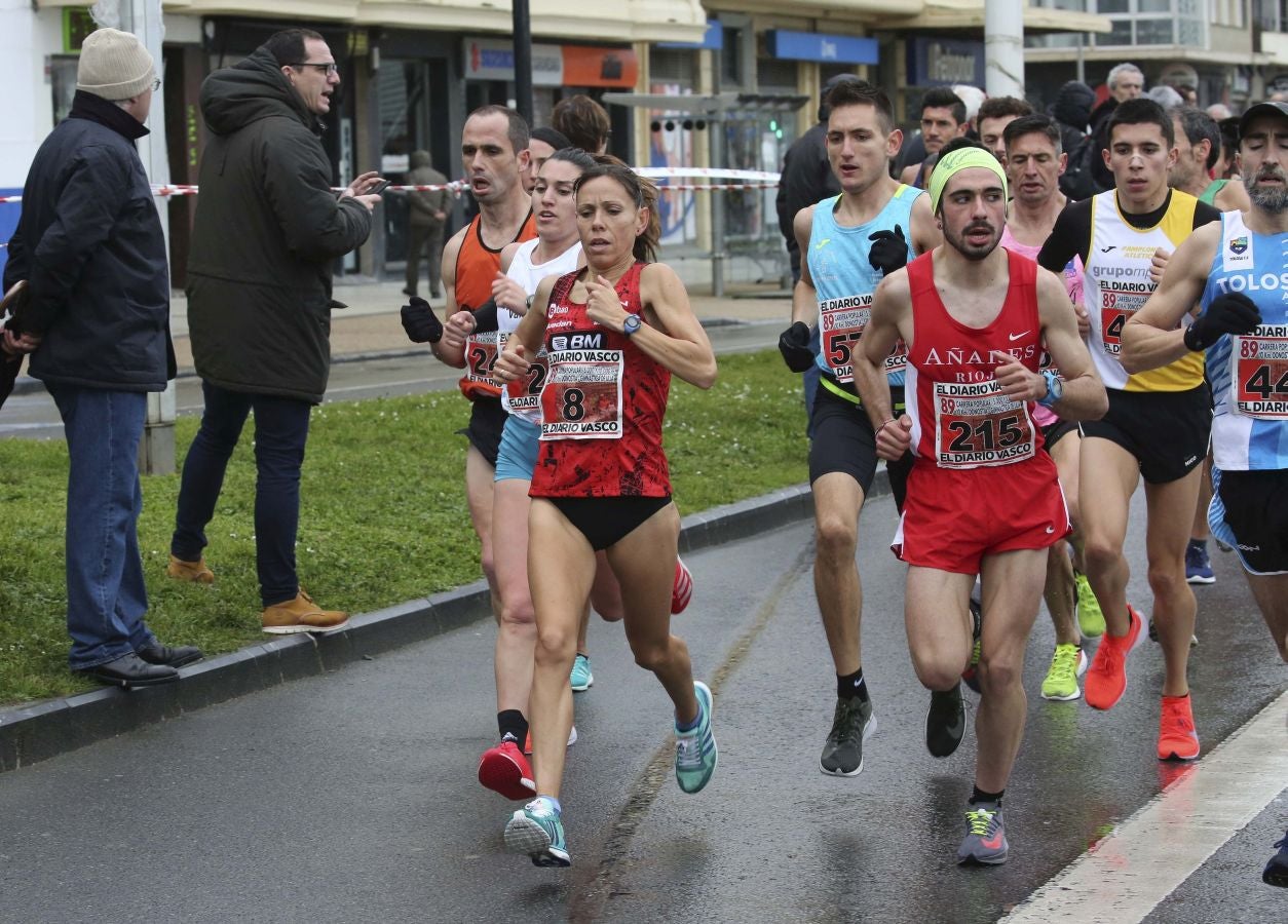 Lluvia, frío y triunfos muy reñidos en los 10 kilómetros de la Gimnástica de Ulía 