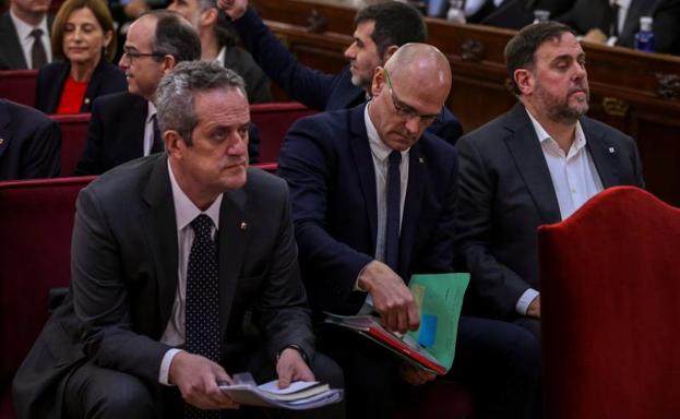 Vista de la Sala de Plenos del Tribunal Supremo donde se ha iniciado el juicio del procés.