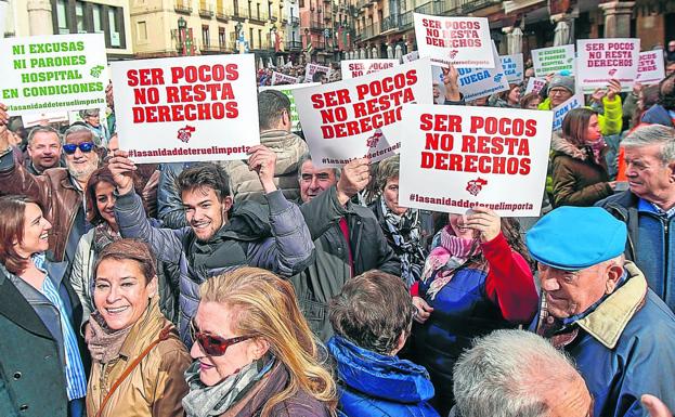 Teruel se agitó el pasado fin de semana con la manifestación mayor de su historia. Pedían médicos. 