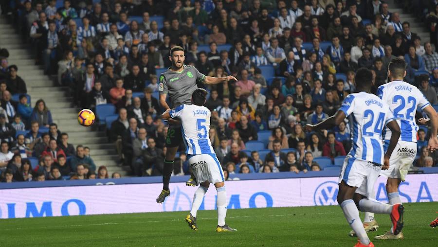 Las fotos más espectáculares del encuentro disputado en Anoeta entre Real Sociedad (esta vez con la segunda equipación) y el Leganés.