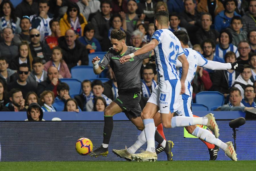 Las fotos más espectáculares del encuentro disputado en Anoeta entre Real Sociedad (esta vez con la segunda equipación) y el Leganés.