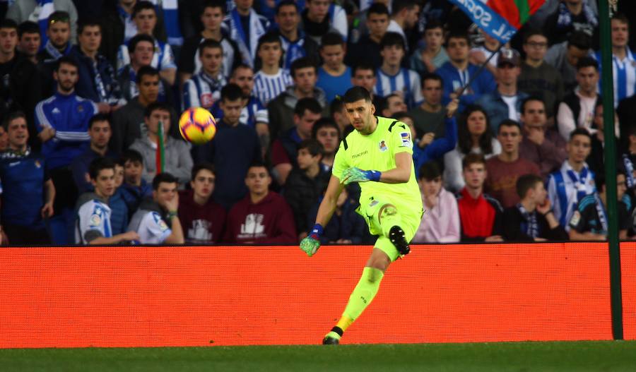 Las fotos más espectáculares del encuentro disputado en Anoeta entre Real Sociedad (esta vez con la segunda equipación) y el Leganés.