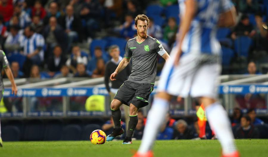 Las fotos más espectáculares del encuentro disputado en Anoeta entre Real Sociedad (esta vez con la segunda equipación) y el Leganés.