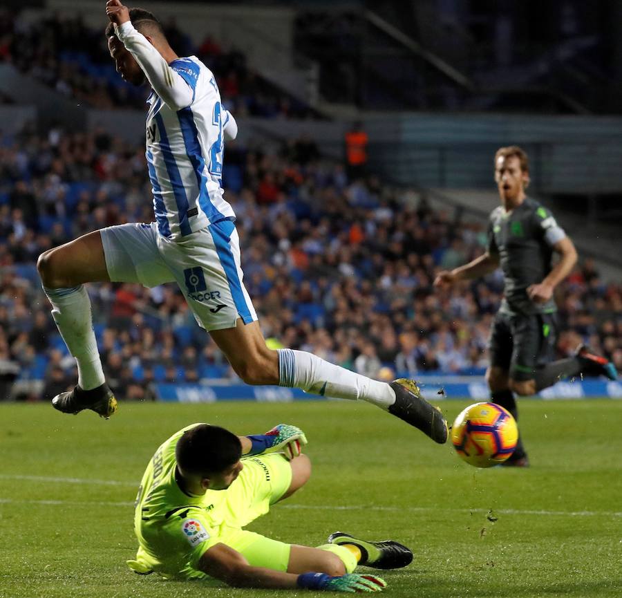 Las fotos más espectáculares del encuentro disputado en Anoeta entre Real Sociedad (esta vez con la segunda equipación) y el Leganés.