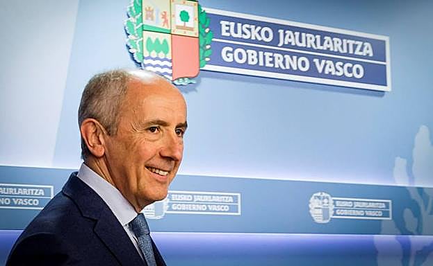 El portavoz del Ejecutivo vasco, Josu Erkoreka. 