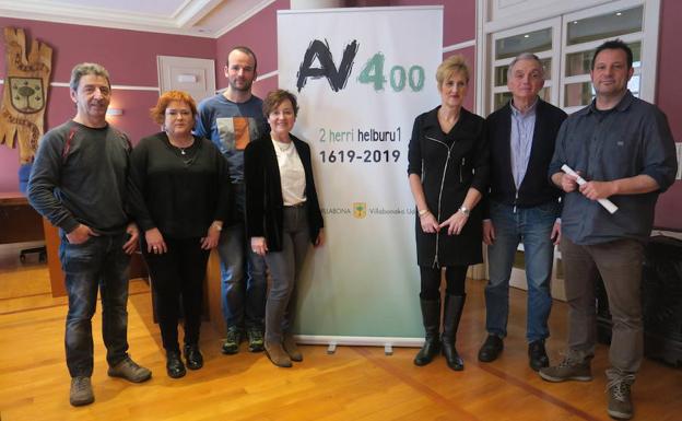 Presentación de los actos programados para el 400 aniversario de la unión de Amasa y Villabona. 
