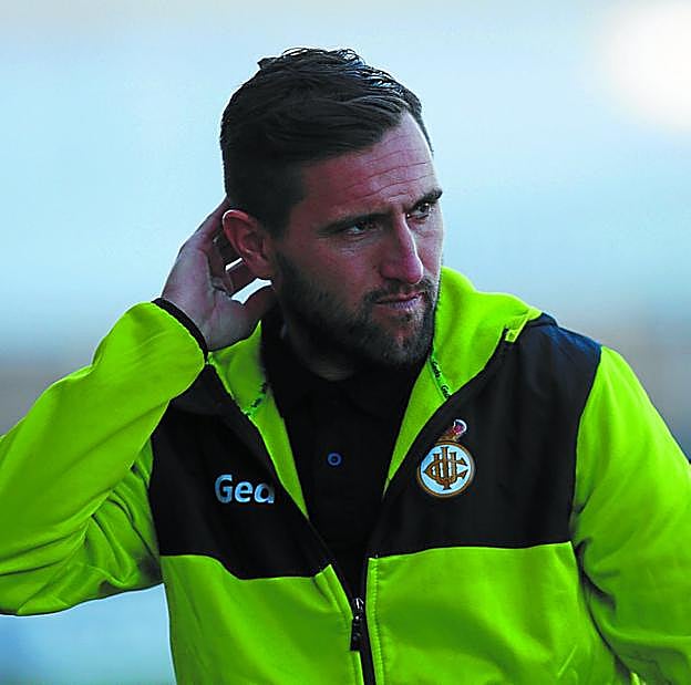 Juan Domínguez en un partido. 