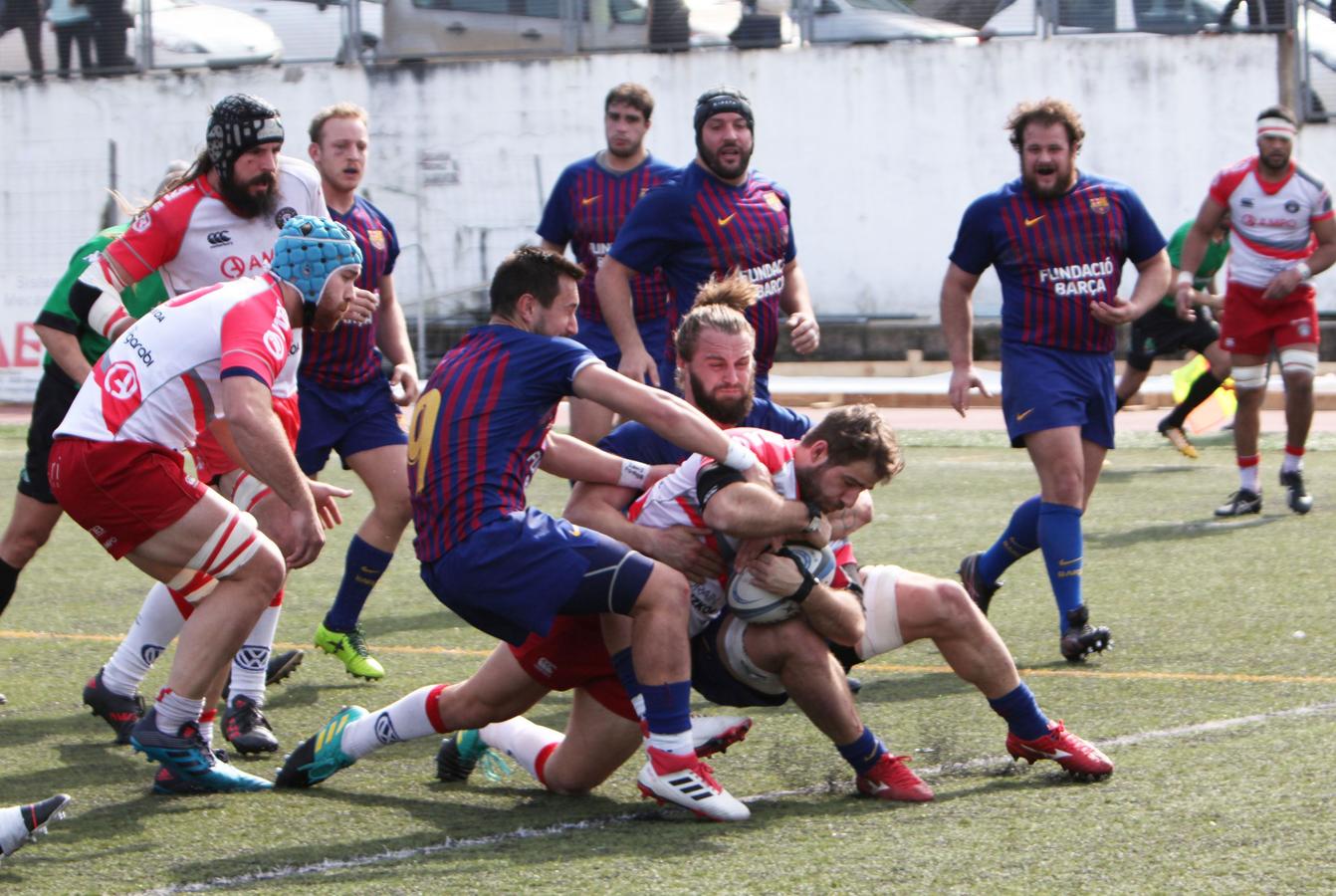 Ampo Ordizia logra una importante victoria en Altamira, 40-13, ante el Barça Rugbi y da un paso de gigante para asegurarse el play off por el título. Los ordiziarras se mostraron superiores y al final de la primera parte habían decidido ya el marcador con un contundente 26-6.