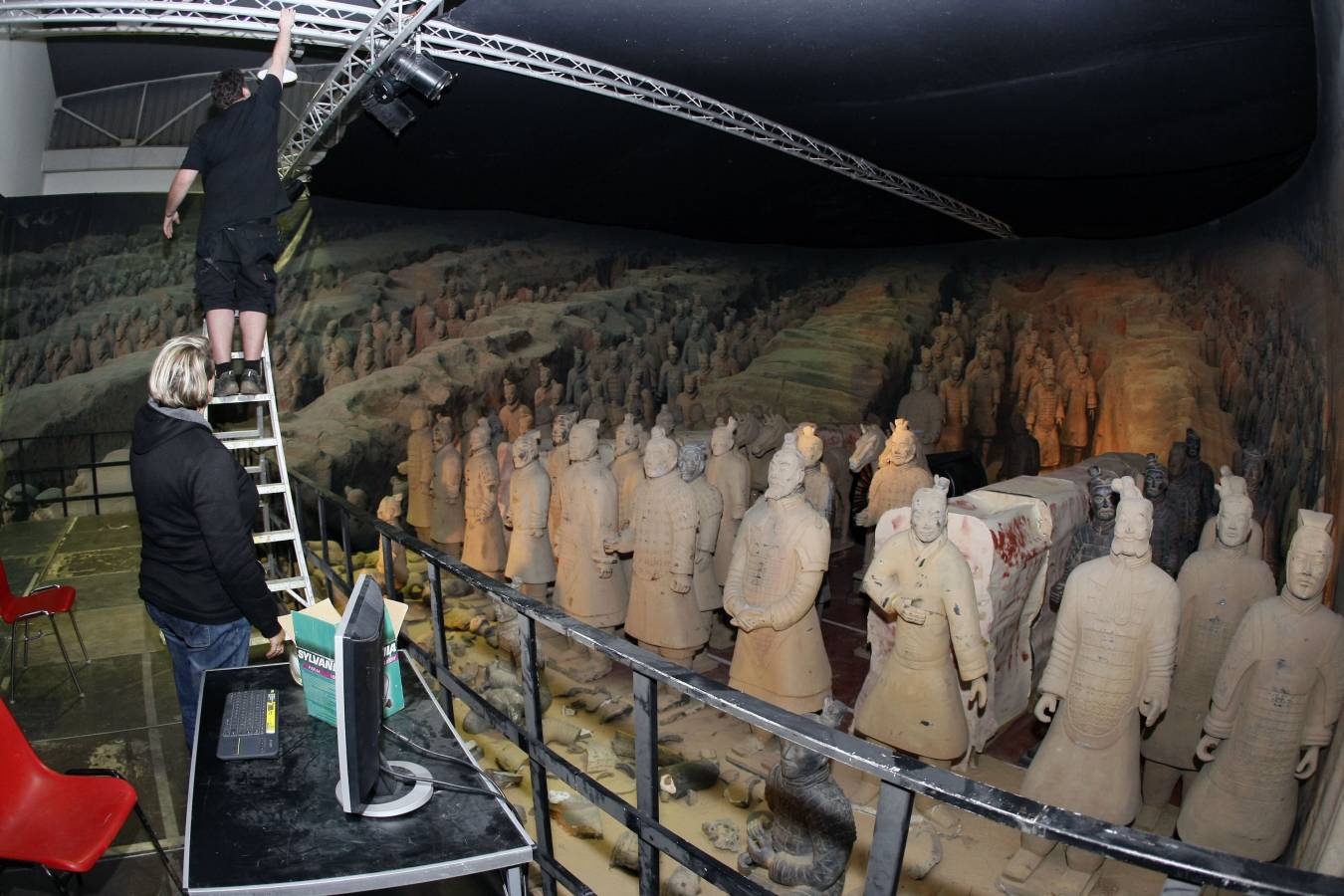 La exposición 'Soldados de Terracota' ya pasó por Torrelavega (Cantabria) y ahora le llega el turno a Pasaia. 