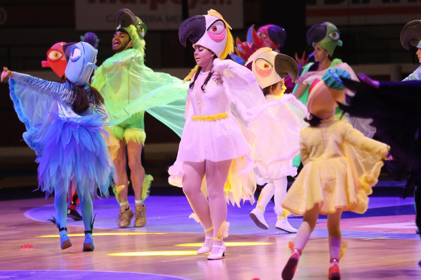La plaza de toros de San Sebastián se ha llenado un año más para ver por primera vez a las 26 comparsas que desfilarán este próximo sábado por el Centro de la ciudad. Cada uno de los grupos tiene tres minutos para mostrar parte de su 'show', así como sus trajes.