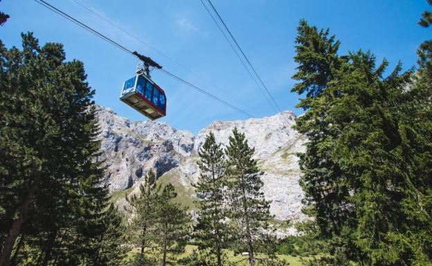 El teleférico de Fuente Dé salva 753 metros de desnivel