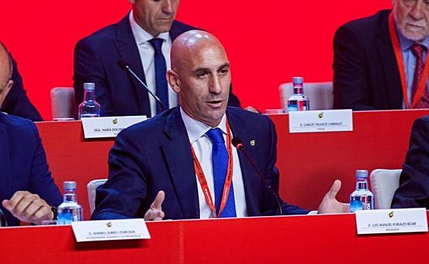 Luis Rubiales, presidente de la FEF. 