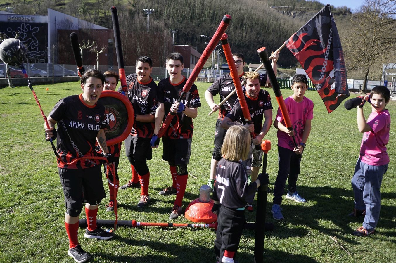 El club Arima Galduak de Eibar practica este novedoso deporte que está dando sus primeros pasos en el País Vasco