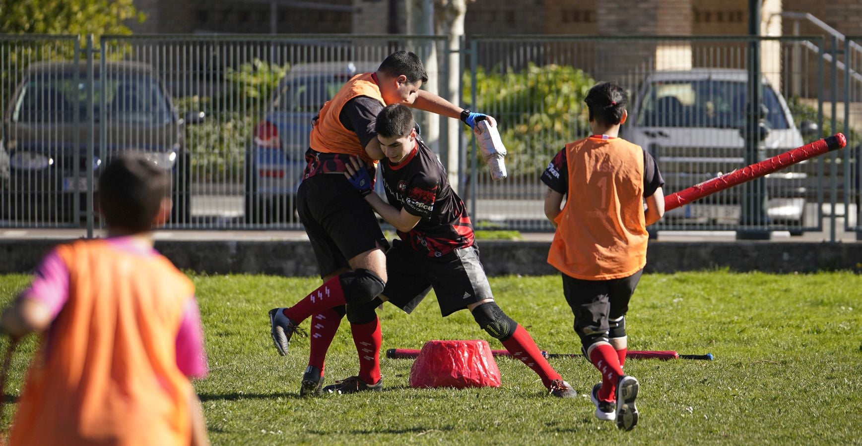 El club Arima Galduak de Eibar practica este novedoso deporte que está dando sus primeros pasos en el País Vasco