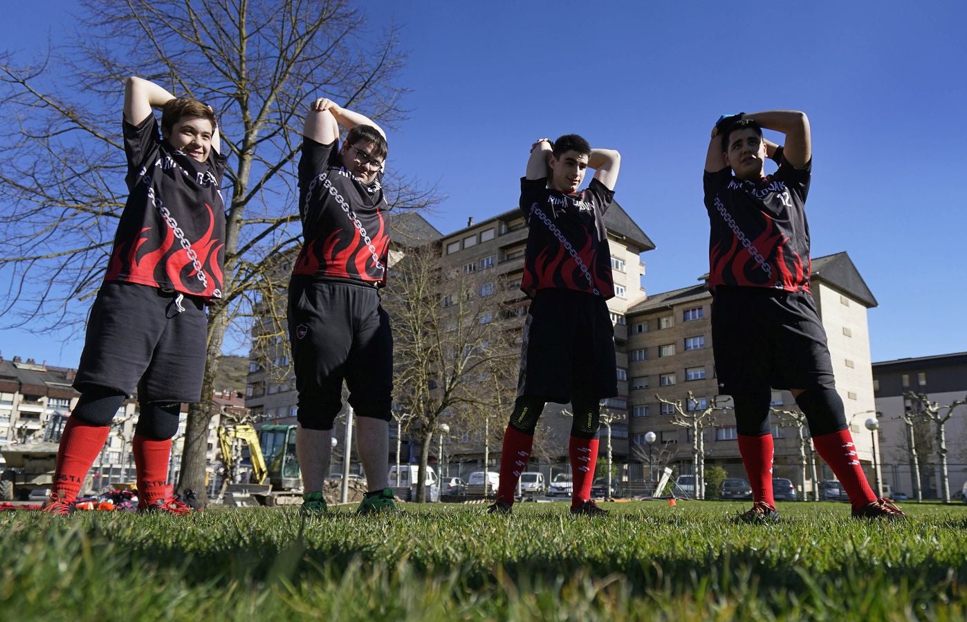 El club Arima Galduak de Eibar practica este novedoso deporte que está dando sus primeros pasos en el País Vasco