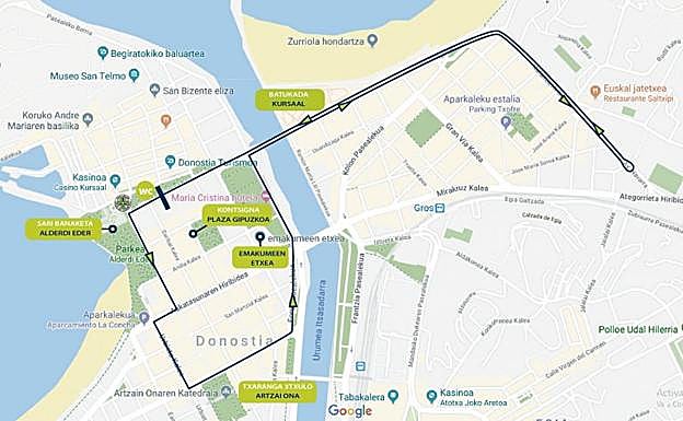 Recorrido de la Lilatón 2019. 