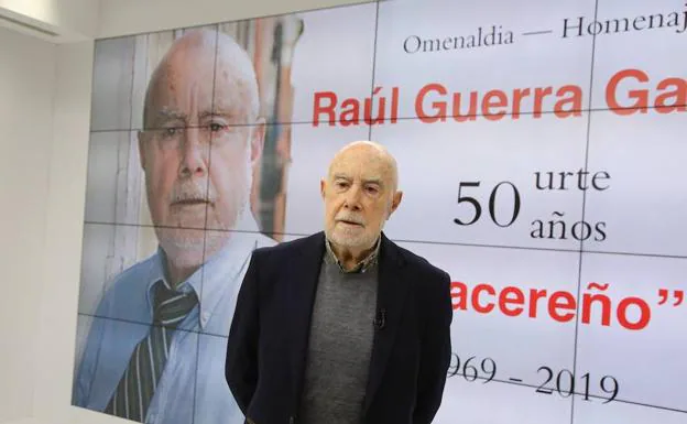 Raúl Guerra Garrido, en la presentación este miércoles en la presentación del documental 'Cacereño'. 