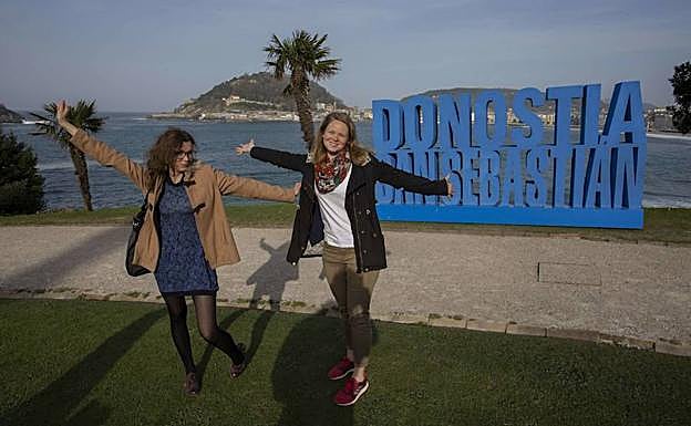 El cartel hace unos días. 