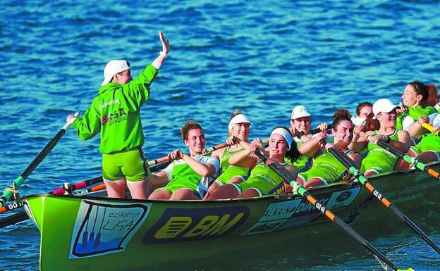 Bertako Igogailuak Hondarribia se siente preparado para remar en la máxima categoría. 