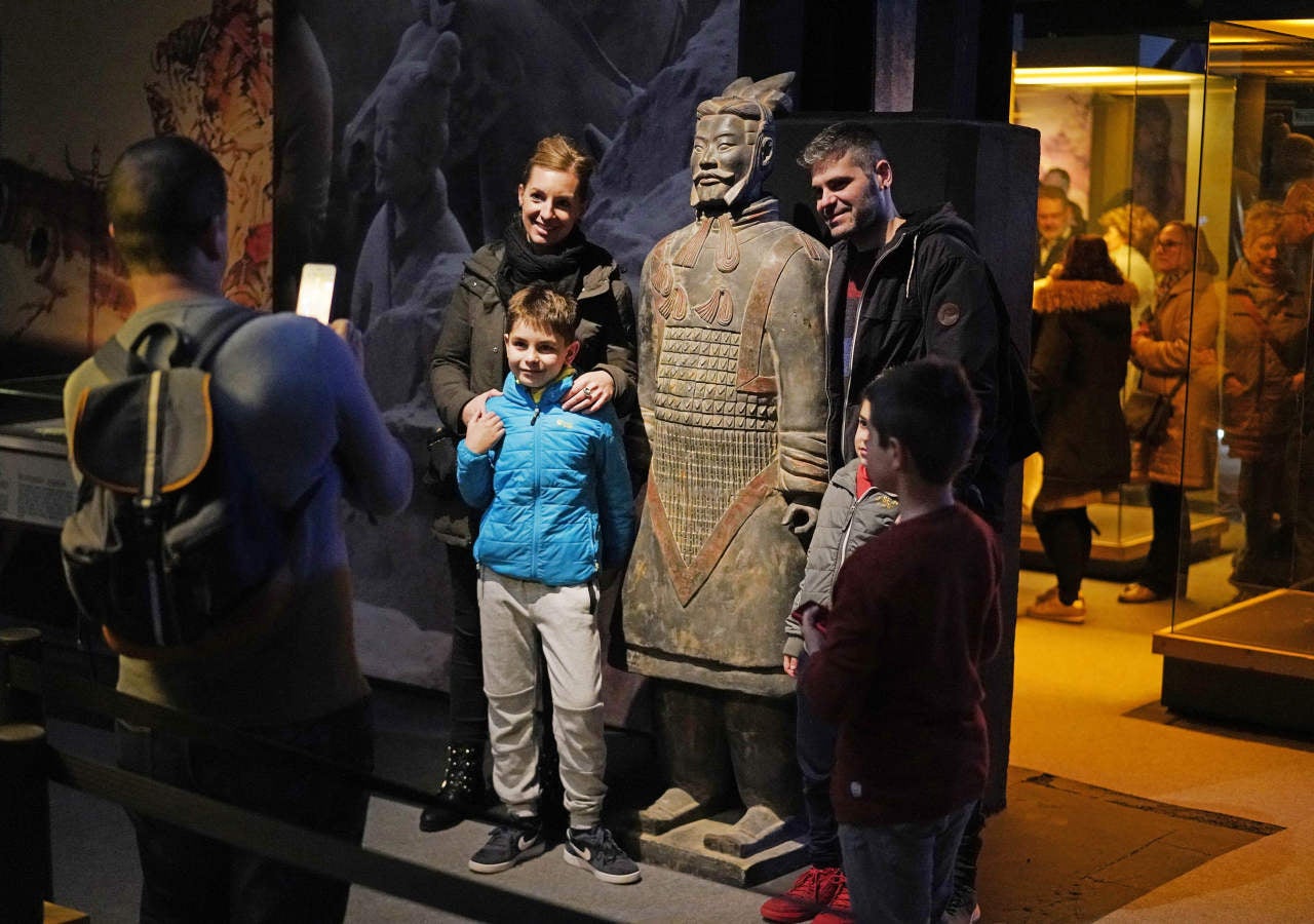La exposición 'Soldados de Terracota' registra más de 3.000 visitas desdesu inauguración el viernes en Casa Ciriza de Pasaia ¡
