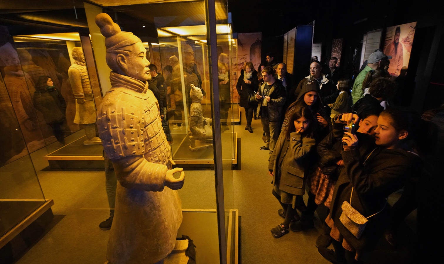 La exposición 'Soldados de Terracota' registra más de 3.000 visitas desdesu inauguración el viernes en Casa Ciriza de Pasaia ¡