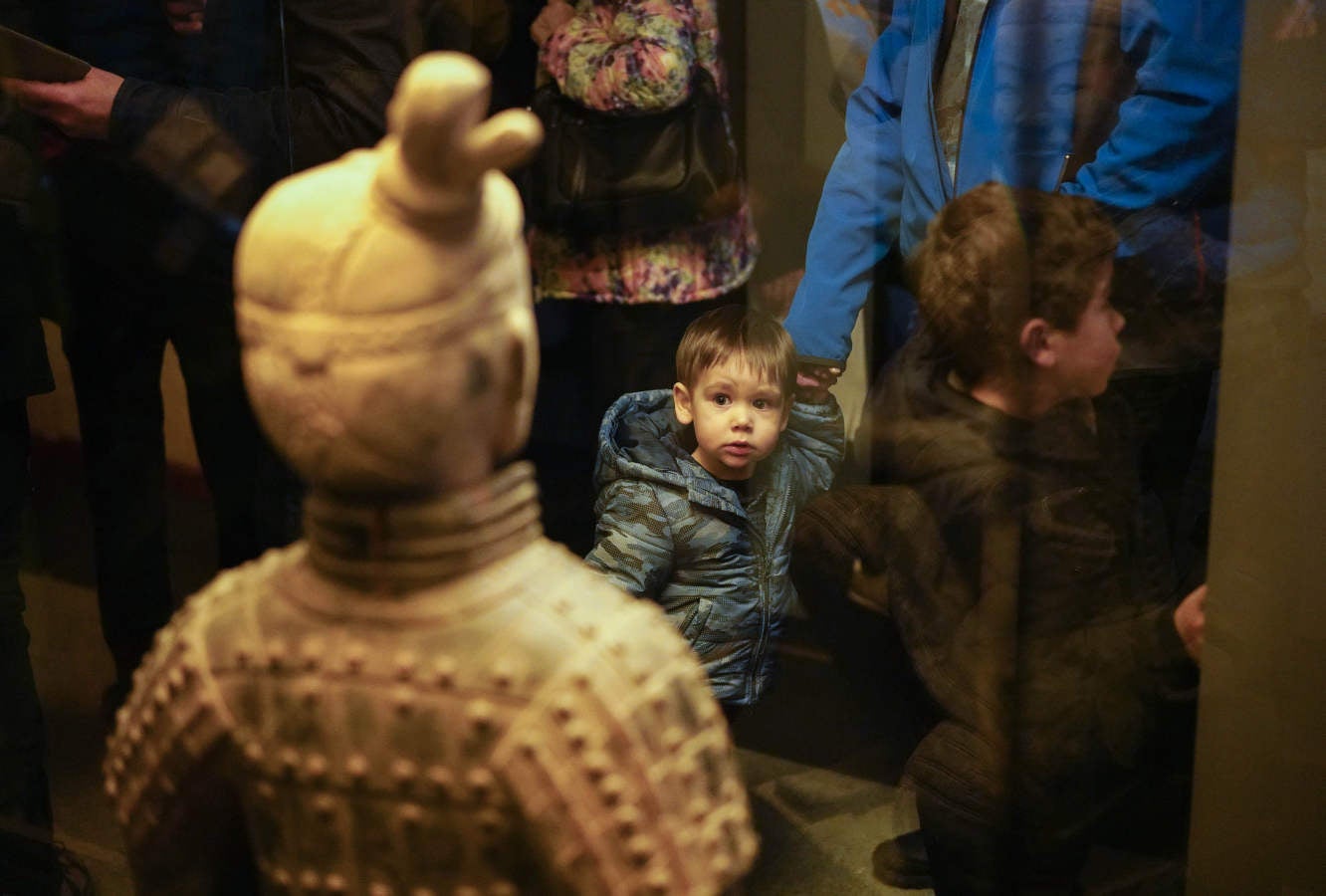 La exposición 'Soldados de Terracota' registra más de 3.000 visitas desdesu inauguración el viernes en Casa Ciriza de Pasaia ¡