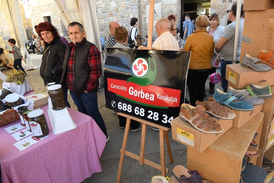 La localidad de Segura ha acogido este domingo su tradicional Feria de Flores y Plantas de Primavera