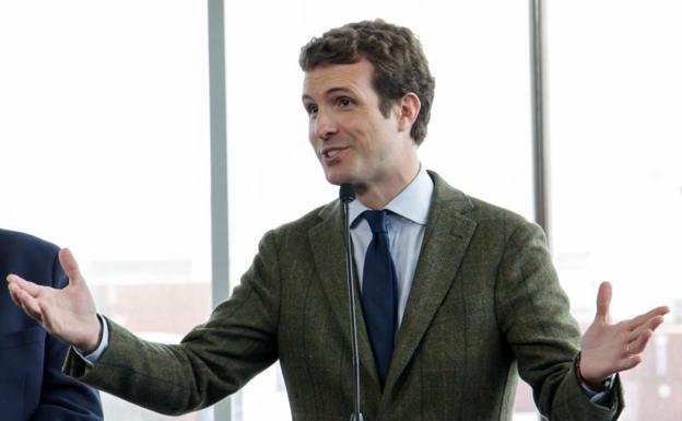 Pablo Casado, líder del PP. 