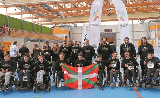 Campeones. El equipo de Euskadi fue campeón por equipos. 