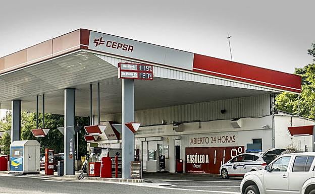 Gasolinera en el País Vasco. 
