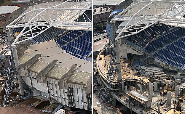 1) Imagen tomada el pasado mes de octubre 2) Abril 2019