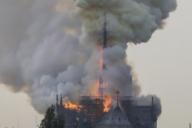 Fotos: El incendio de la catedral de Notre Dame, en imágenes