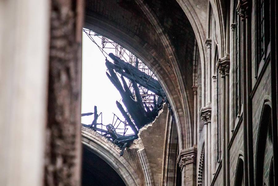 La restuaración de la catedral será larga y costosa.