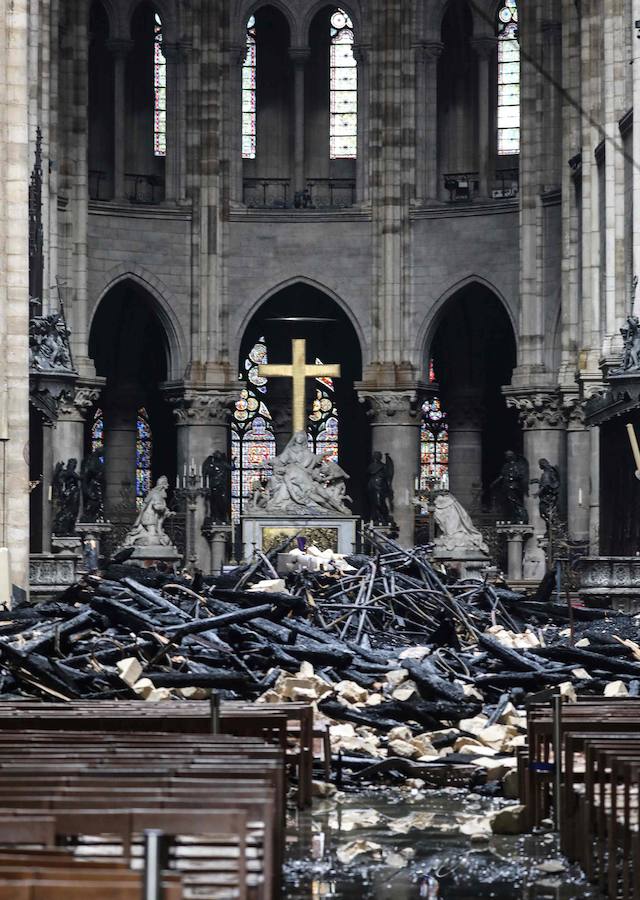 La restuaración de la catedral será larga y costosa.