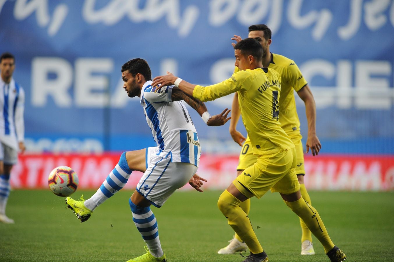 La Real Sociedad y el Villarreal se han enfrentado este jueves en Anoeta.