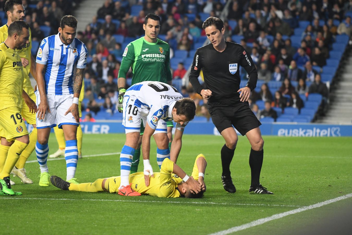 La Real Sociedad y el Villarreal se han enfrentado este jueves en Anoeta.