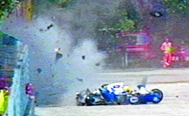 Accidente de Senna en el que perdió la vida. 