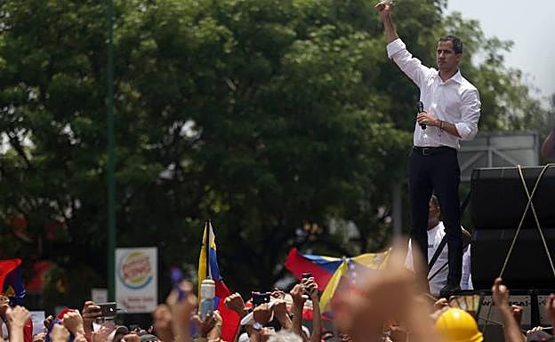 El líder de la oposición venezolana, Juan Guaidó.